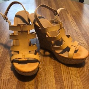 Tan wedges
